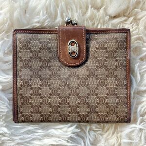 *RARE* Celine Macadam Vintage Bi-fold Coin Purse Wallet